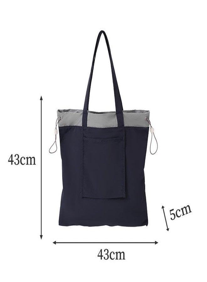 Voroly Tote Bag for Women Casual Handbag Shoulder Bag Purses and Folding Drawstring Bag Organizer Work School Gym Travel Shopping - Image 4